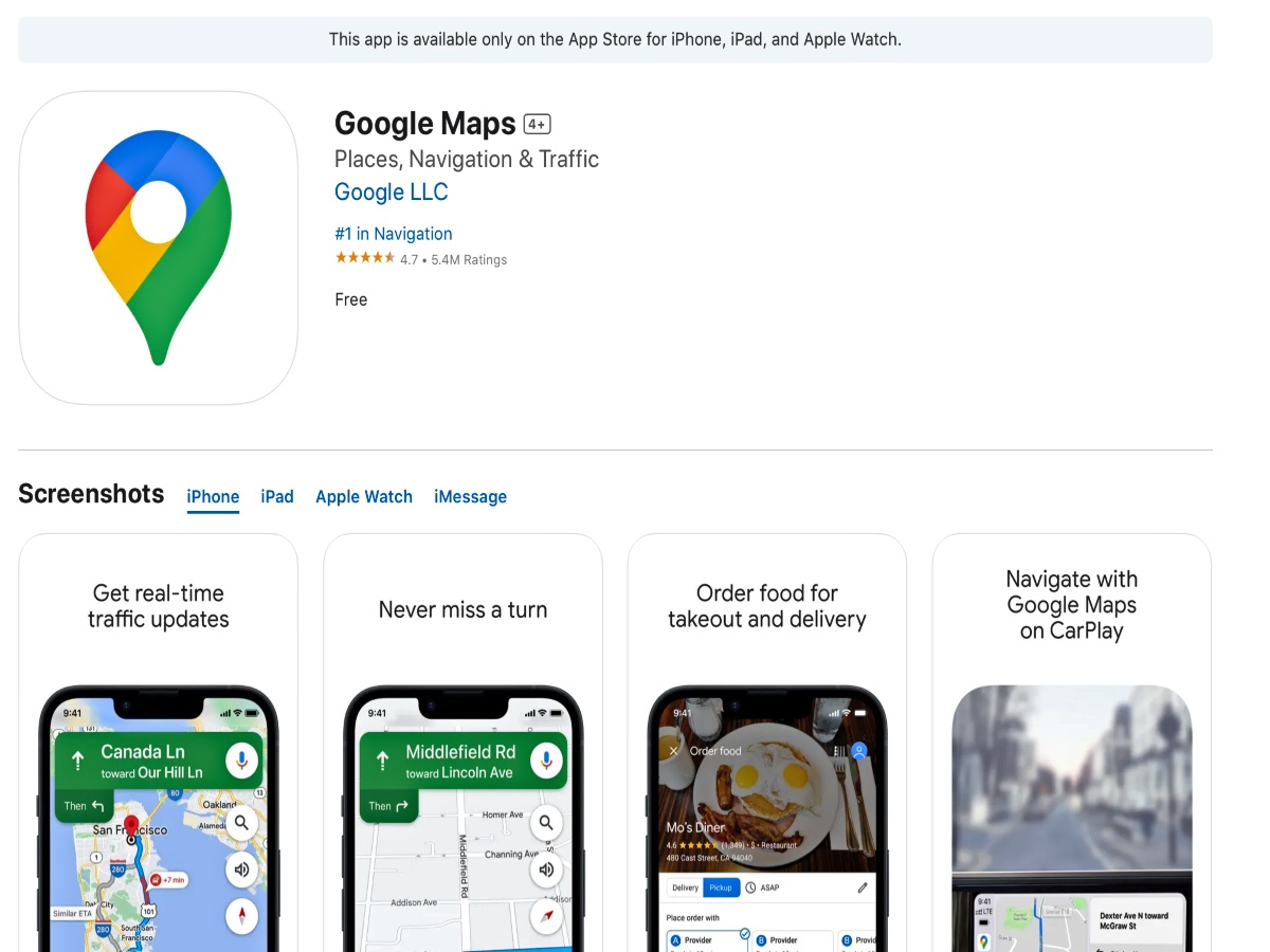 Google Maps Best Travel Apps 