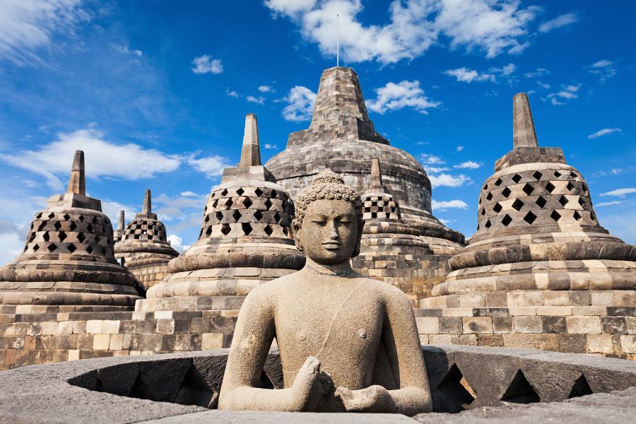 Historical Places in the world Borobudur, Indonesia